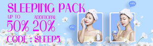 SLEEPING PACK UP TO 50% PLUS 20% DISCOUNT PROMOTION
