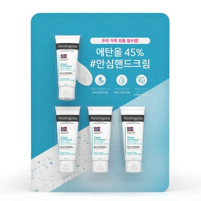 NEUTROGENA Clean & Protect Hand Cream 50g 4ea Set.