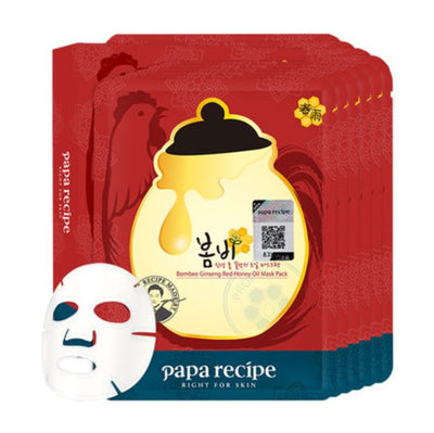 PAPA RECIPE Bombee Ginseng Red Honey Oil Mask Pack 20g x 10ea.