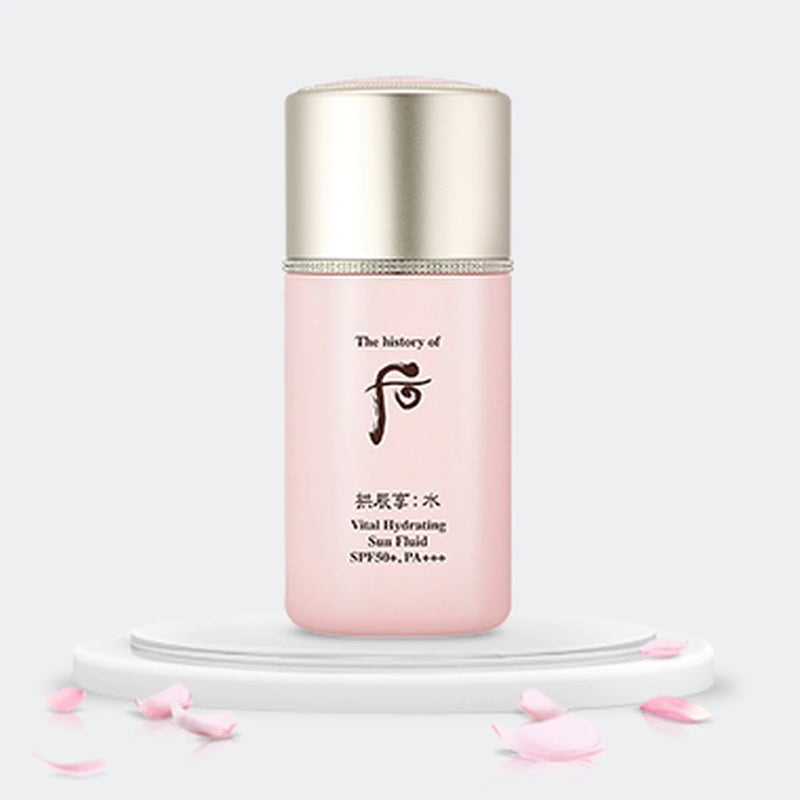 THE HISTORY OF WHOO Vital hydrating Sun Fluid SPF50+ PA+++ 60ml Korean skincare Kbeauty Cosmetics